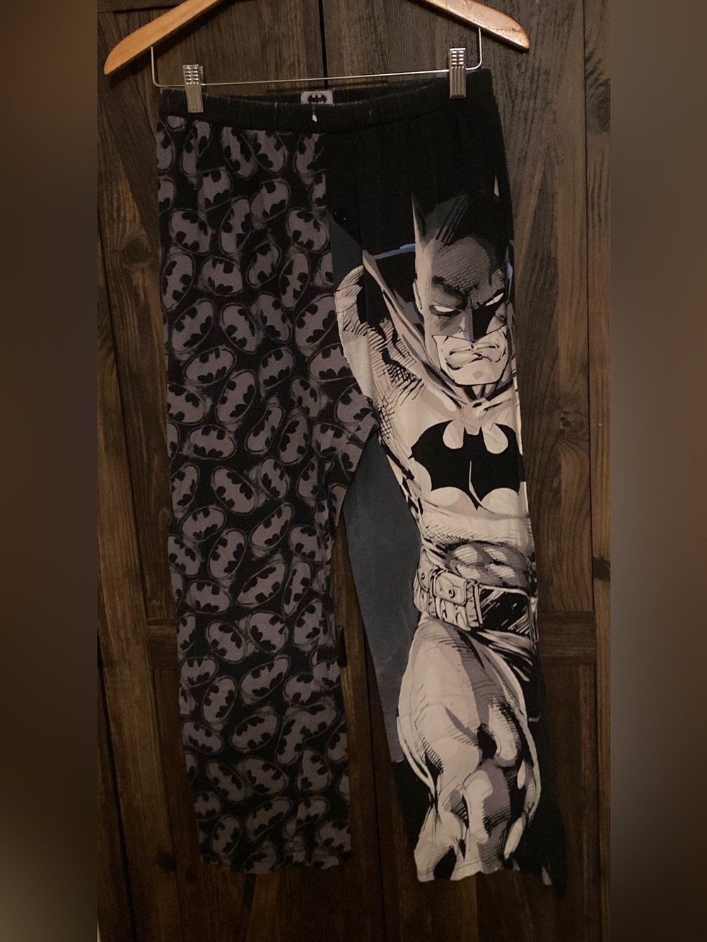 Batman black and grey  Graphic cotton pants - Picture 2 of 5